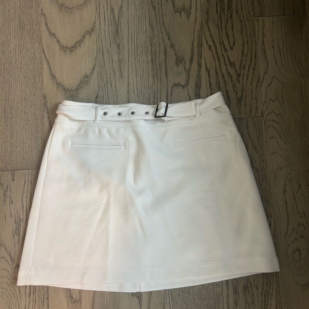 Maeve White Mini Skirt